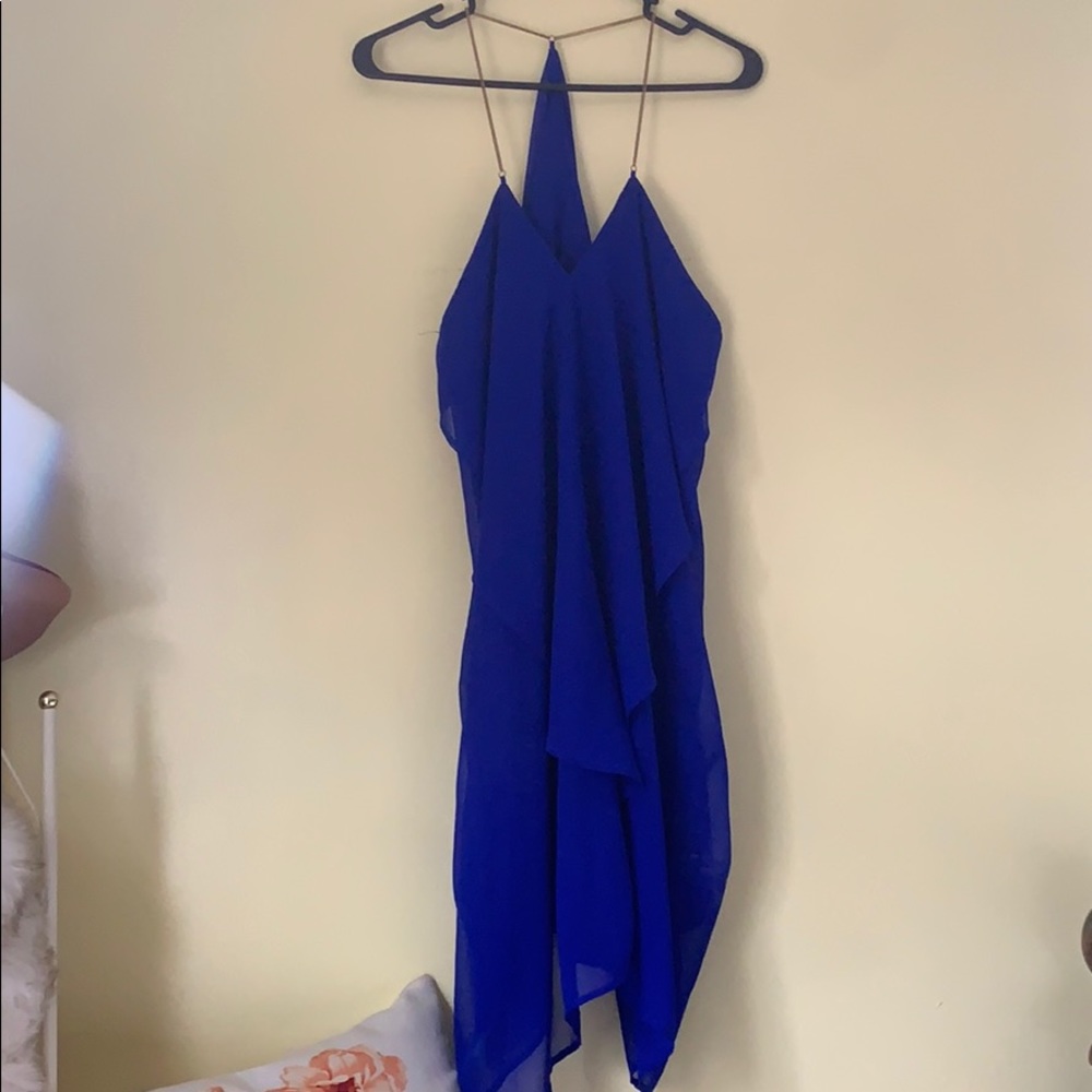 Blue Chiffon Dress